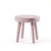 Vabches Kids Vanity Pink Wood Table with LED-7