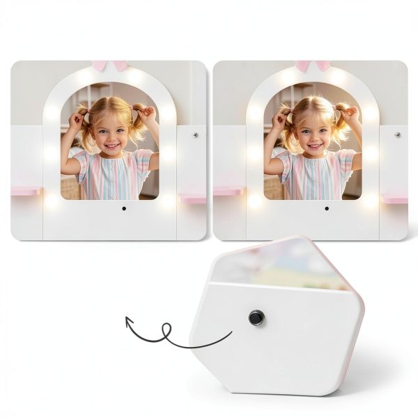Tolead Pink White Kids Vanity Set-3
