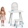 Kids Vanity with Lights TOLEAD Home Furniture-8