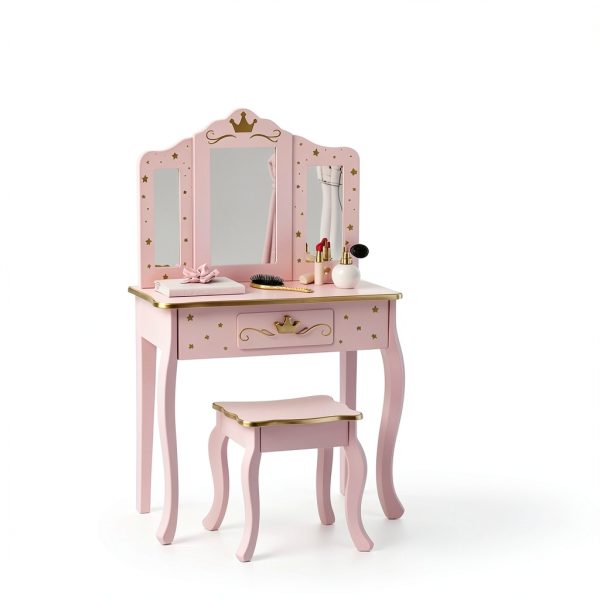 Kids Vanity Set by UTEX Engineered Wood-4