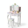 JOYMOR Kids Fluorescent Unicorn Vanity Table-1