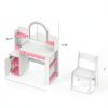 Princess Girls Vanity Set Pink White Kids Vanity-6