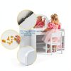 Girls Vanity Set White Engineered Wood Home Decor-3