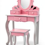 Teamson Design Corp. Kids Vanity Table Wood Frame-0