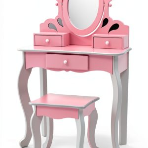Teamson Design Corp. Kids Vanity Table Wood Frame-0