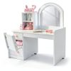 Girls Vanity Set White Engineered Wood Home Decor-1