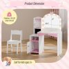 Tolead Kids Vanity Table Pink MDF Design-6