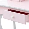 Teamson Design Corp. Kids Vanity Table Wood Frame-8