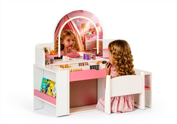 CayugaCrekrd Kids Vanity Table White-5