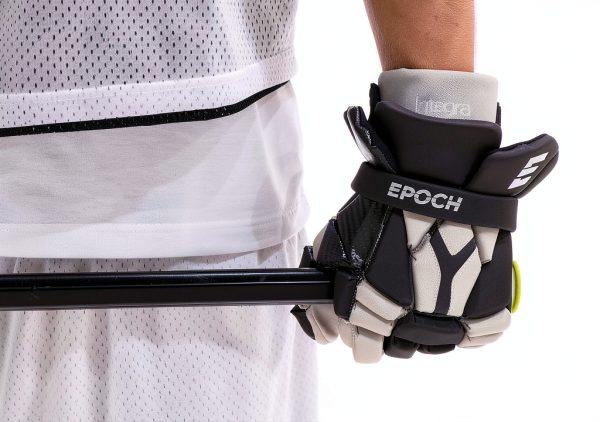 Epoch Lacrosse Carbon Fiber Lacrosse Gloves Adult Grey-3