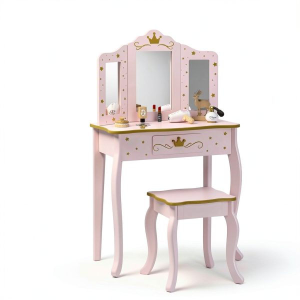 Kids Vanity Set by UTEX Engineered Wood-0