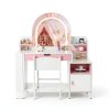 CayugaCrekrd Kids Vanity Table White-3