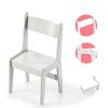 Princess Girls Vanity Set Pink White Kids Vanity-5
