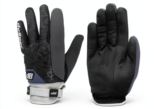 deBeer Women's Lacrosse Receiver Gloves Grey-0