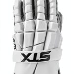 Lacrosse Unlimited STX LZR Nylon Gloves Small White-0