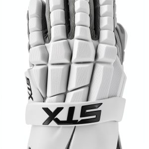 Lacrosse Unlimited STX LZR Nylon Gloves Small White-0