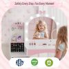 Tolead Kids Vanity Table Pink MDF Design-5