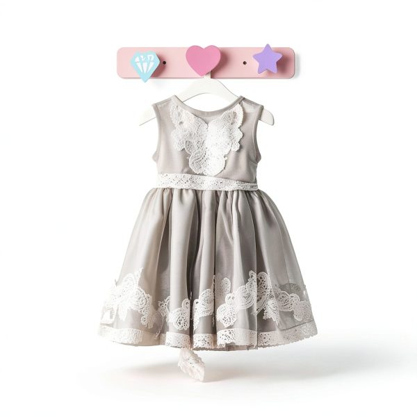 Costzon Castle-Shaped Kids Vanity Table-2