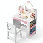 Tolead Pink White Kids Vanity Set-0