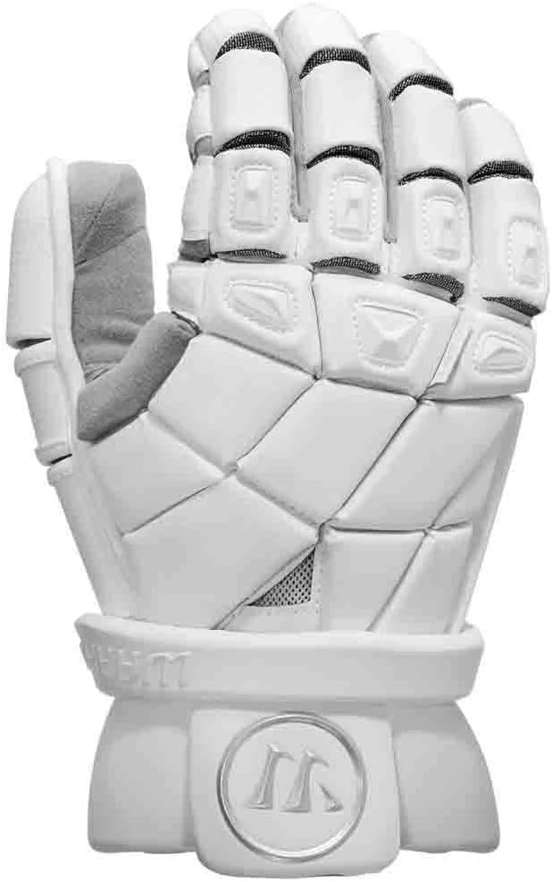 Warrior Nemesis Pro goalie gloves in action