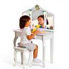 JOYMOR Kids Fluorescent Unicorn Vanity Table-5