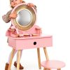Kids Vanity Set Wood Frame TOOKYTOY Home Decor-4
