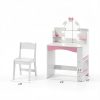 Tolead Pink White Kids Vanity Set-6