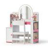 Princess Girls Vanity Set Pink White Kids Vanity-7