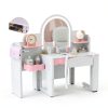 Princess Girls Vanity Set Pink White Kids Vanity-2
