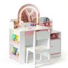 CayugaCrekrd Kids Vanity Table White-0