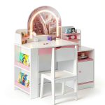 CayugaCrekrd Kids Vanity Table White-0