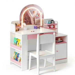 CayugaCrekrd Kids Vanity Table White-0