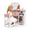 Kids Vanity Set TaoHFE Engineered Wood Pink Girls-1