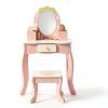 TOOKYTOY Strawberry Kids Vanity Engineered Wood-5