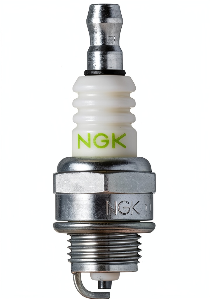 NGK V-Power spark plug installed in a car engine