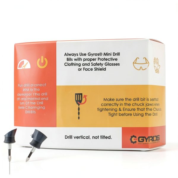 Gyros 12 PCS #50 Micro Drill Bit Set – Carbon Steel Mini Twist Bits-6