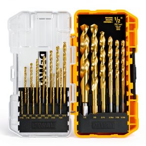 DEWALT Titanium Nitride Drill Bit Set 21-Piece with Split Point-0