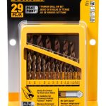 DEWALT Titanium Nitride Coated Drill Bit Set with Pilot Point, 29-Piece (DW1369)-0