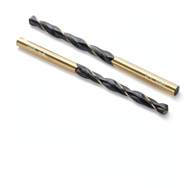 PATIKIL 5mm Drill Bit, Jobber Straight Shank M2 High-Speed Steel 118° Nitriding Black and Gold Finish for Stainless Steel Hard Metal - 6 Pack-2